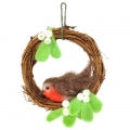 Load image into Gallery viewer, Christmas Robin Wreath - Felting Kit