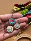 Load image into Gallery viewer, Embroidered Earrings - Beginner DIY Craft Kit