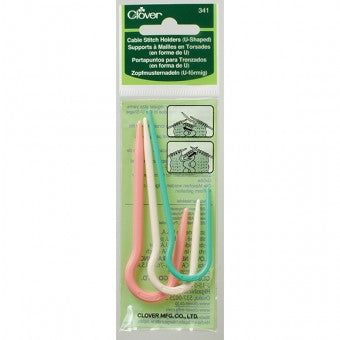 Clover Cable Stitch Holders U-Shaped