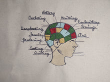 Load image into Gallery viewer, Embroidered Canvas Tote Bag