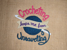 Load image into Gallery viewer, Embroidered Burlap Tote Bag