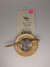 Load image into Gallery viewer, Weasel Works Wooden Scarf Pin