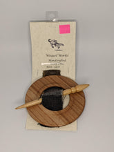 Load image into Gallery viewer, Weasel Works Wooden Scarf Pin