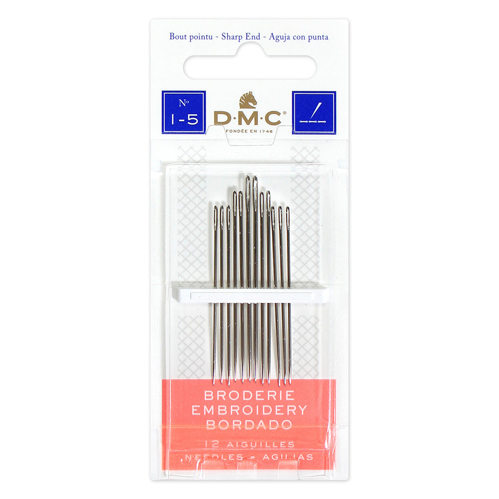 Embroidery Needles Size 1-5