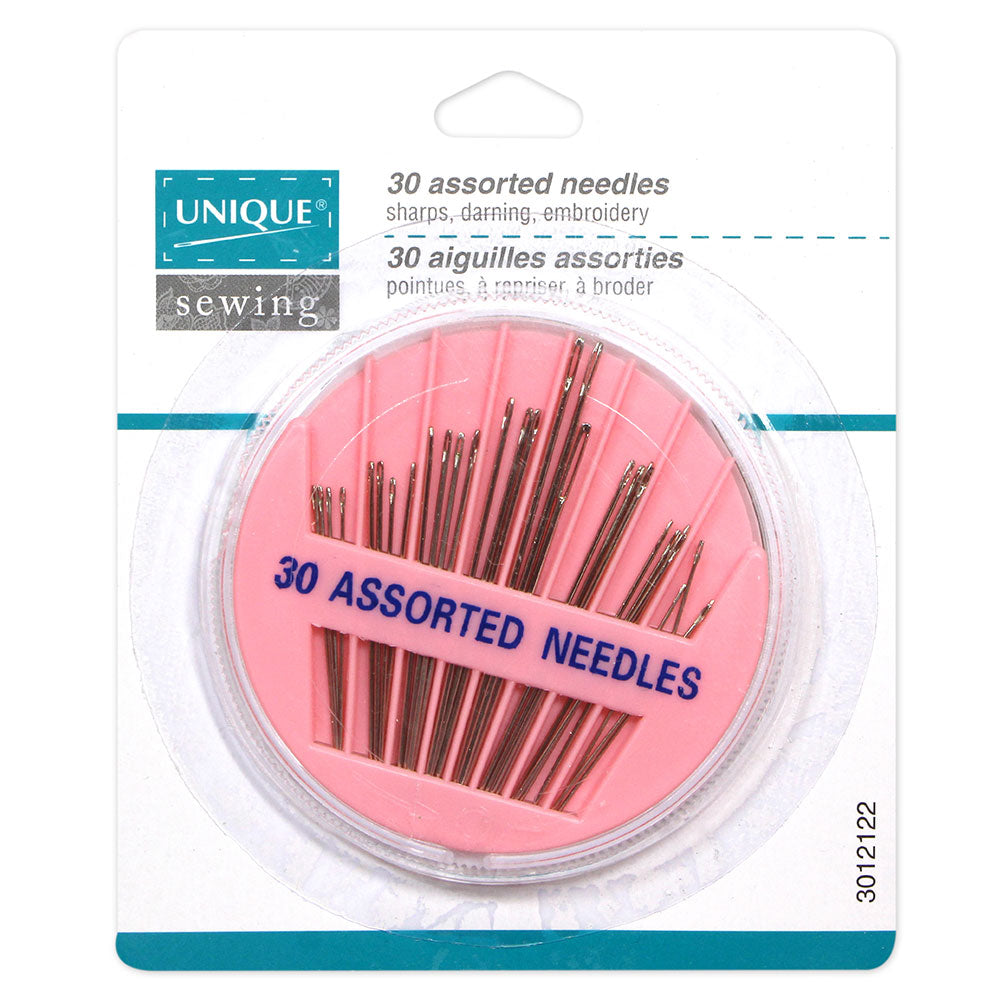 UNIQUE SEWING Handsewing needles assorted - 30pcs