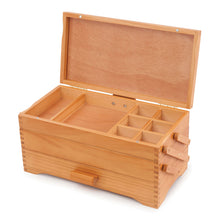 Load image into Gallery viewer, MILWARD 3-Tier Cantilever Wooden Sewing Box
