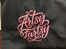 Load image into Gallery viewer, Embroidered Canvas Tote Bag
