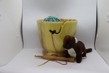 Load image into Gallery viewer, Weasel Works Wooden Yarn Bowl
