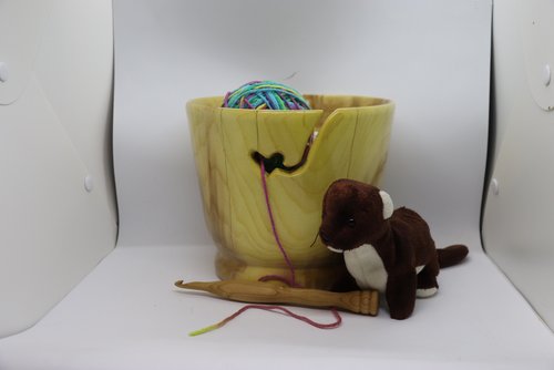 Weasel Works Wooden Yarn Bowl