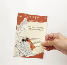 Load image into Gallery viewer, Peel Stick and Stitch Hand Embroidery Patterns
