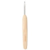 Load image into Gallery viewer, Crochet Hook, Natural – Metal Head with Bamboo Handle
