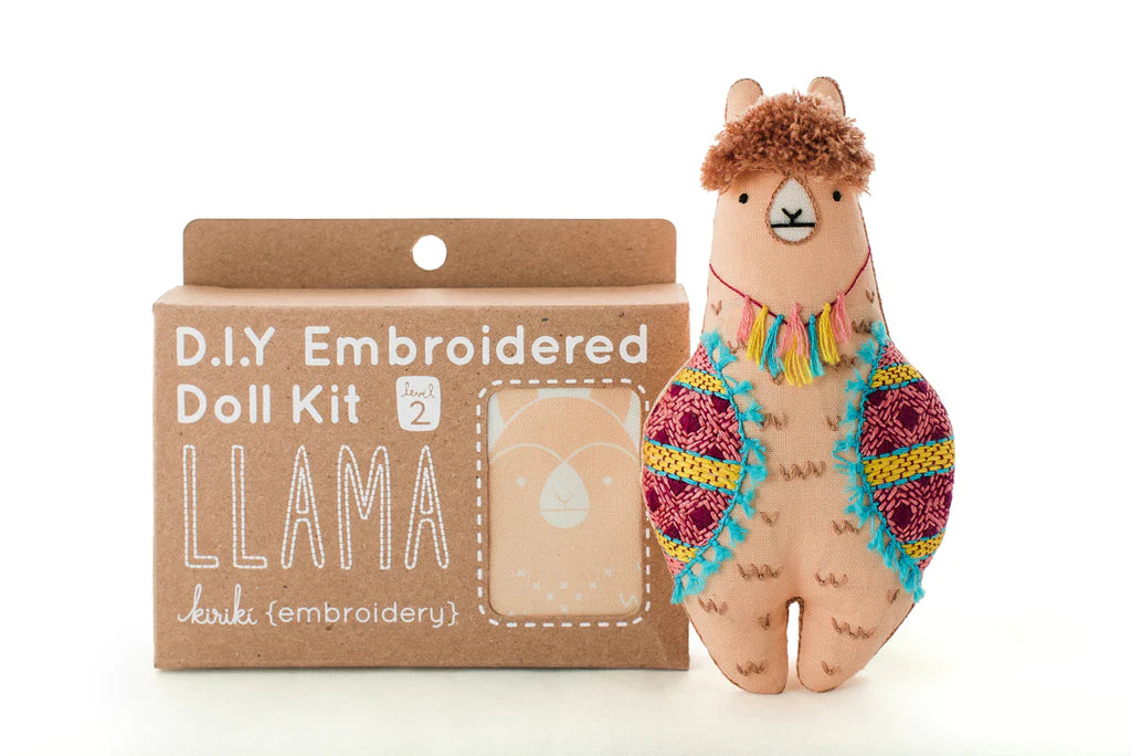 D.I.Y. Embroidered Doll Kits by Kiriki Press