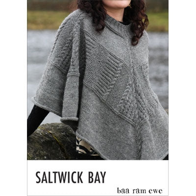 Saltwick Bay Poncho by Baa Ram Ewe Patterns