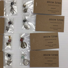 Load image into Gallery viewer, snow tree stitch markers
