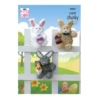 King Cole Patterns - Crochet super chunky Bunny