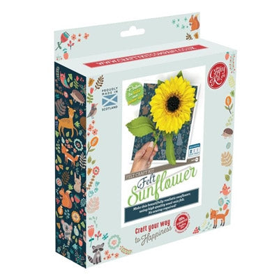 Felt Sunflower Kit by The Crafty Kit Co.