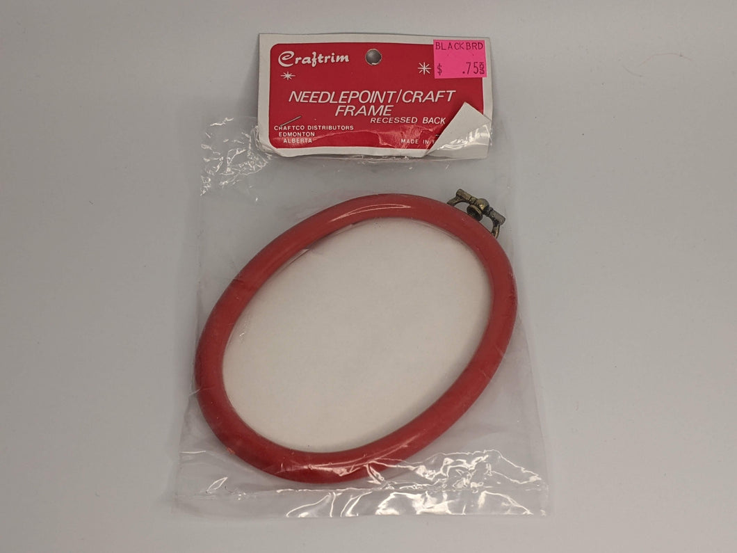 Craftrim Round / Oval Needlepoint / Craft Frame with Recessed Back