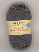 Load image into Gallery viewer, Diamond Luxury Pure Wool Superwash Heather
